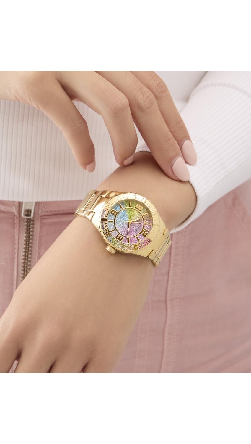 Жіночий годинник GUESS GW0882L2, різнокольоровий, фото №7