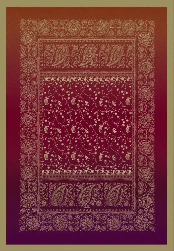 Плед Bassetti R1 Рубіново-червоний 240 x 250 см, фото №2