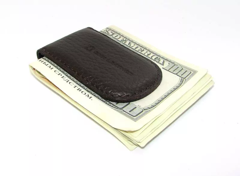 Зажим для денег DNK Leather Klip magnes-F col F, фото №3