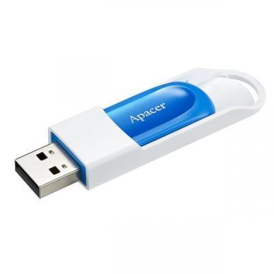 USB флеш-накопитель Apacer 64GB AH23A White USB 2.0 AP64GAH23AW-1, фото №3