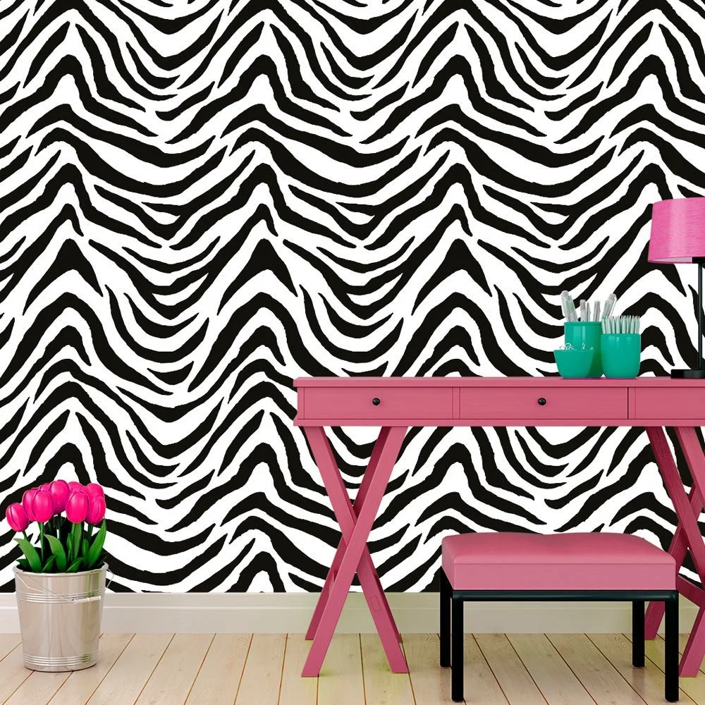 Фотошпалери murando Zebra f-A-0112-j-b флізелінові XXL Чорно-білий, фото №2