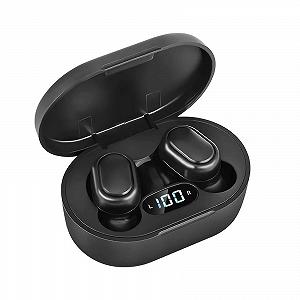 Наушники Bluetooth AQSQWQ Беспроводные 5.0 Вкладыши с 4 микрофонами для активного шумоподавления Черный - Фото 1