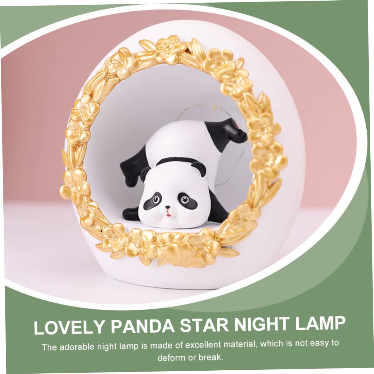 Нічник OSALADI Panda Star 4 шт. Panda LED Світильник USB Нічник Cartoon Resin, фото №4