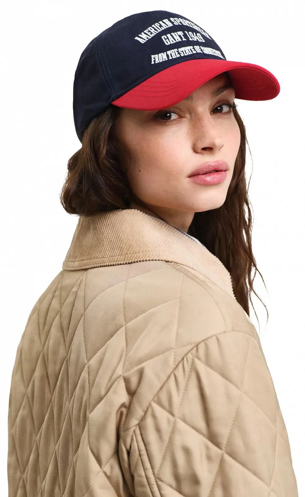 Жіноче стьобане пальто GANT з деталями зі шнура, фото №4 Жіноче стьобане пальто GANT з деталями зі шнура, фото №4