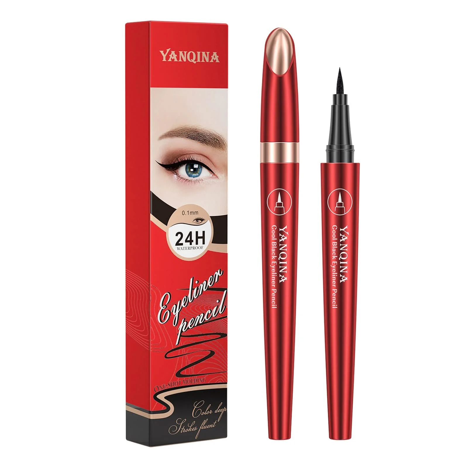 Подводка для глаз Водостойкая жидкая, фото №4