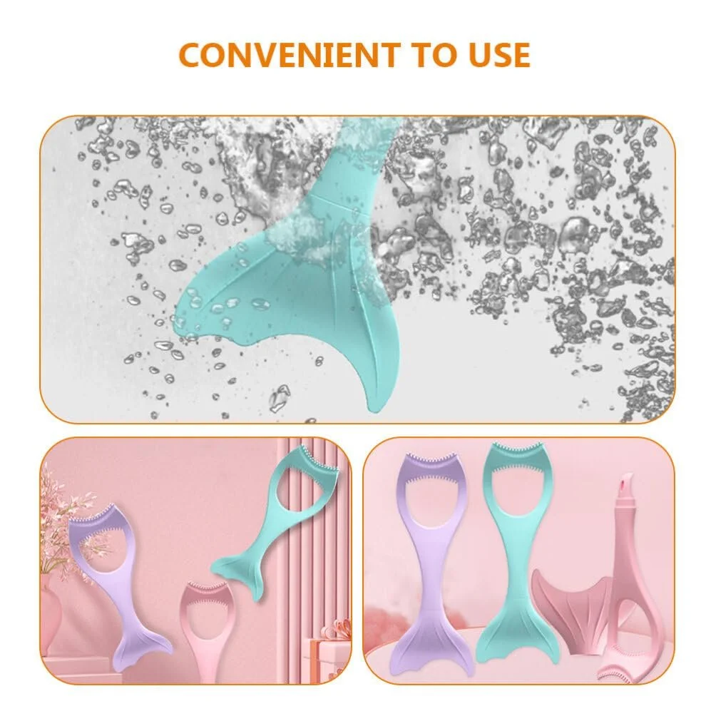 Інструмент для макіяжу SOLUSTRE 3-в-1 для верхніх і нижніх вій, силіконовий аплікатор, фото №3