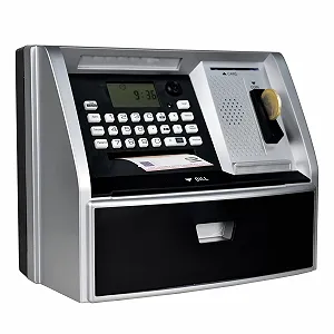 Скарбничка дитяча з розпізнаванням монет євро LCD-дисплей - Фото 1