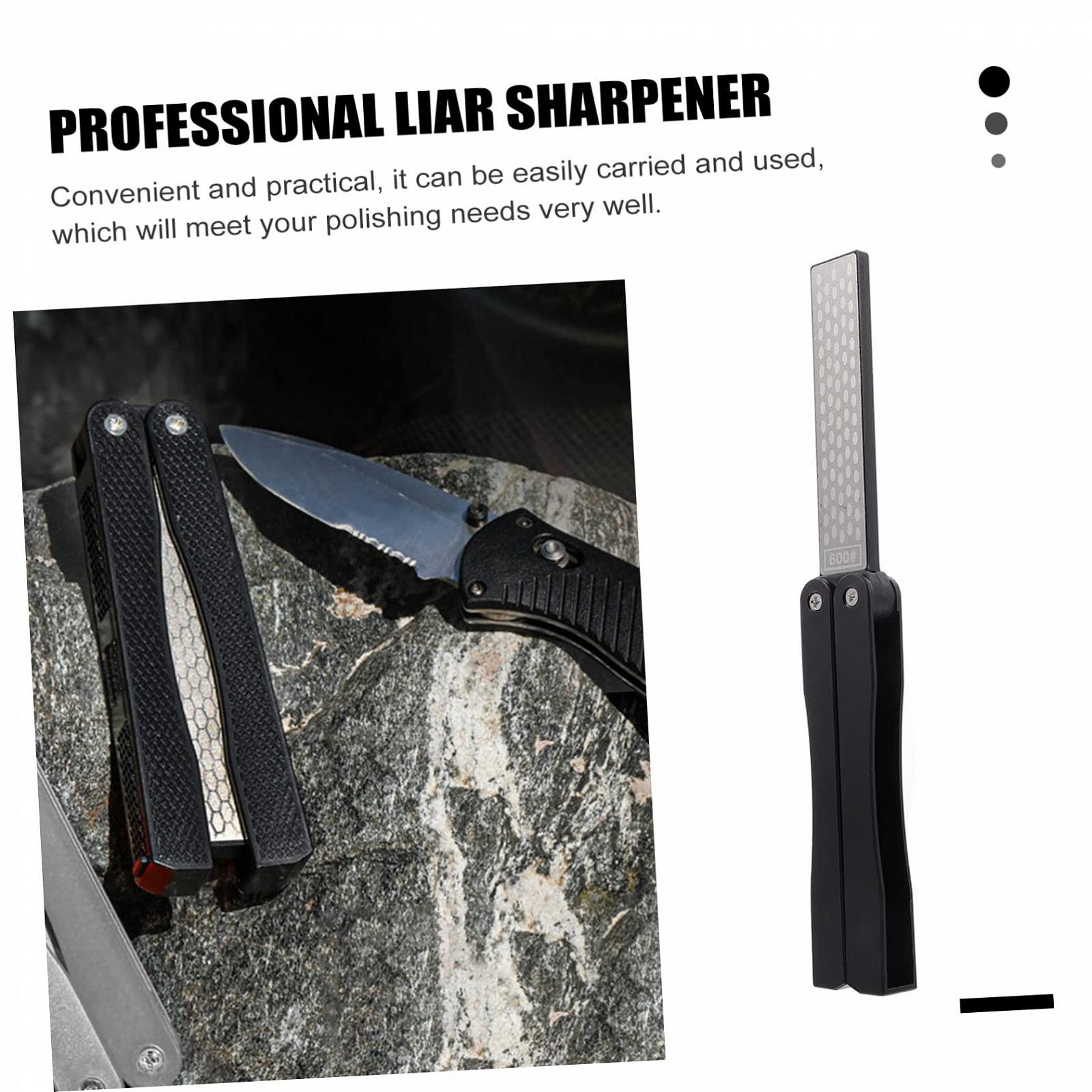 Точилка для ножей и ножниц Lurrose двухсторонняя портативная, фото №9