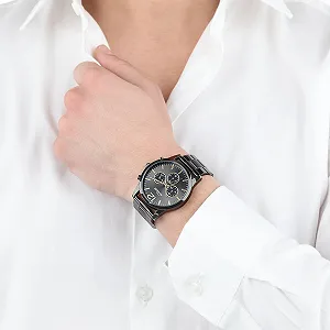 Мужской Хронограф s.Oliver Аналоговые Часы с Ремешком из Нержавеющей Стали Водонепроницаемость 3 Бар synthetic.ua - Фото 1