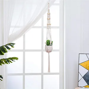 Підвіс для рослин Petutu Макраме Бавовна 104 см synthetic.ua - Фото 1