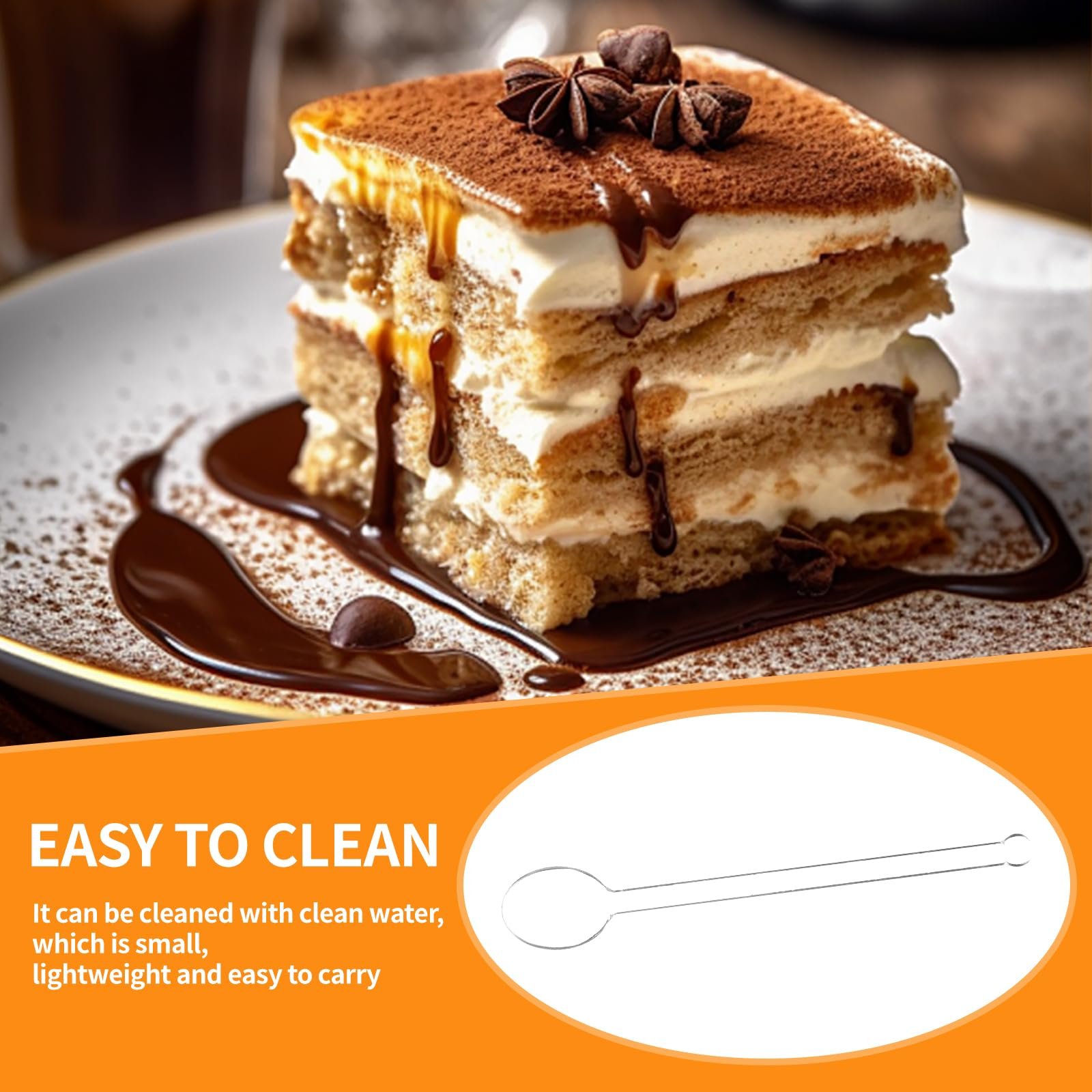 Набор стеклянных ложек 6 шт, фото №4