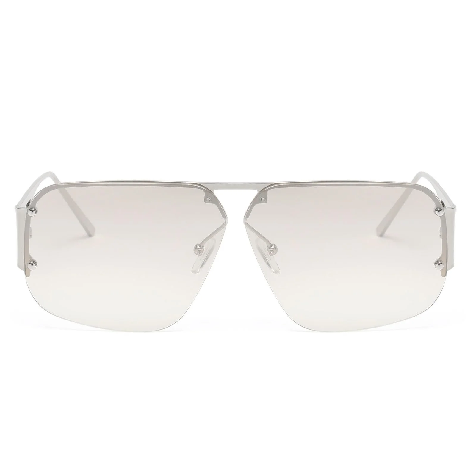 Сонцезахисні окуляри Пілот Ретро YAMEIZE Квадратні Металеві Класичні Вінтажні UV400 Захист, фото №2