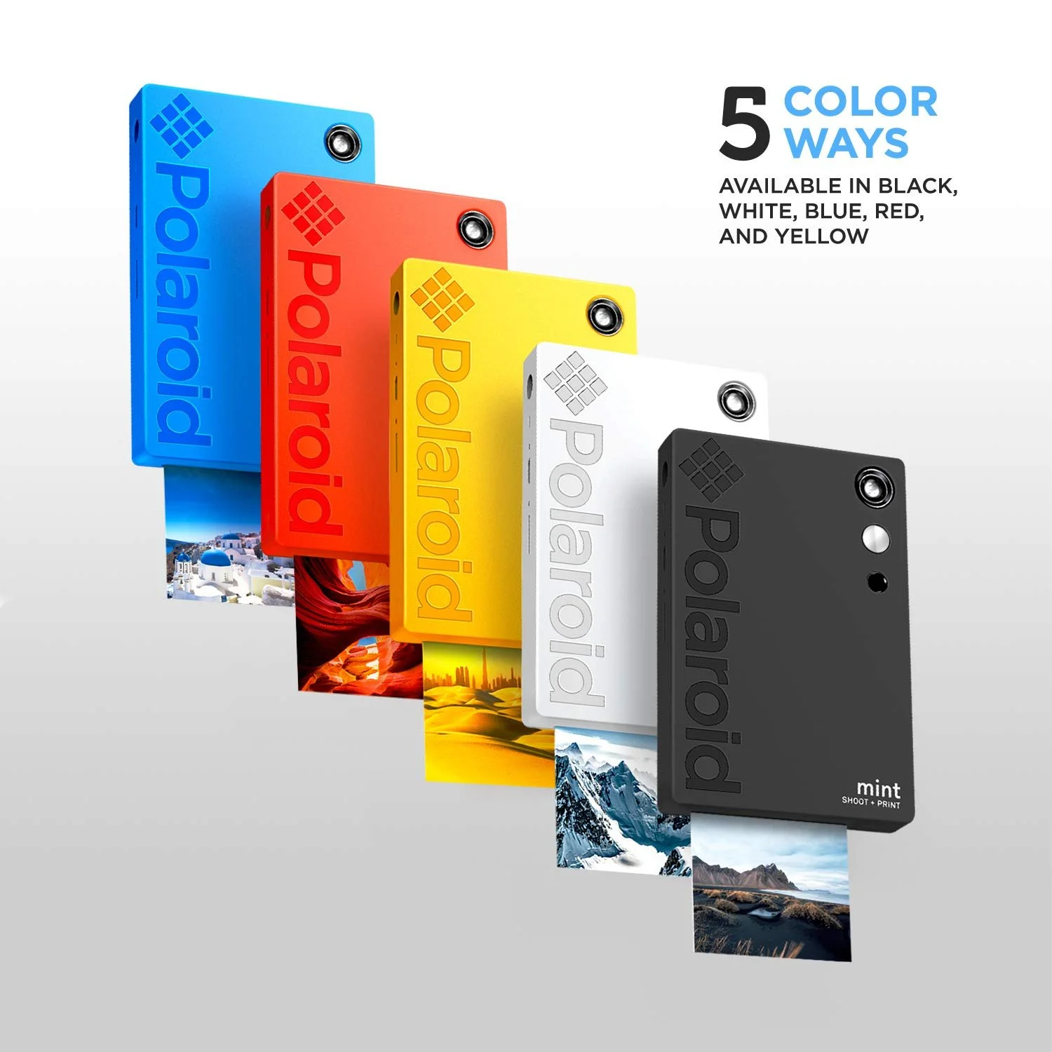 Фотокамера мгновенной печати Polaroid Mint 2-в-1 Принтер 16MP Vertical Design Zink, фото №8