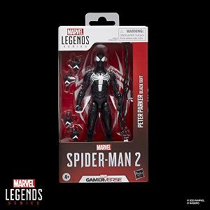 Фігурка Людина-павук Marvel Legends Series Gamerverse Пітер Паркер Чорний Костюм synthetic.ua - Фото 1