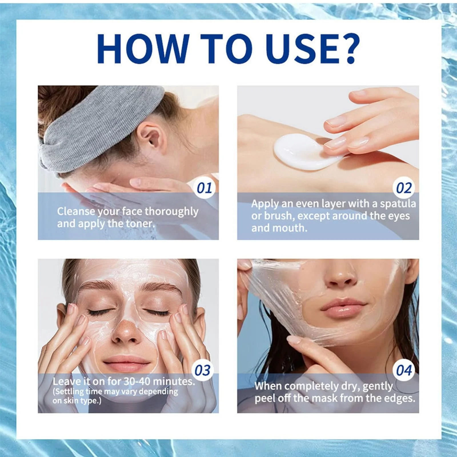 Маска для лица увлажняющая Tkekruh 60 г (2 шт.), фото №4 Маска для лица увлажняющая Tkekruh 60 г (2 шт.), фото №4