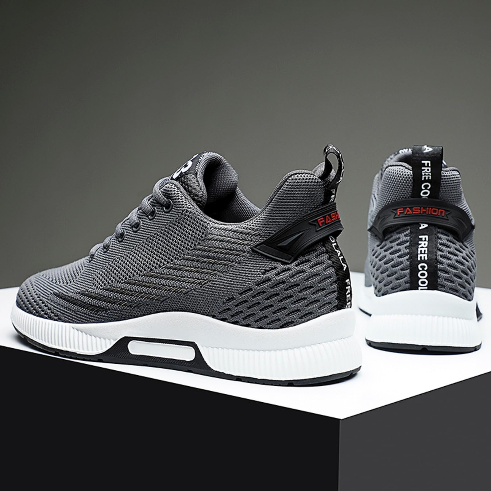 Кросівки Elevate Shoes Elevator Step Ups Increase Invisible Elevator Shoes The Larger Trainers Breeze Jogging Shoes Mesh, фото №5