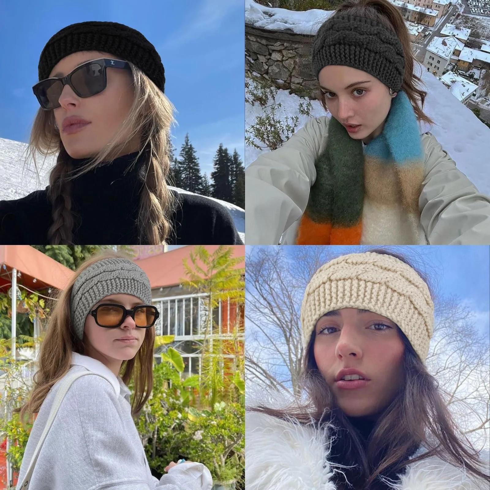 Пов'язка на голову WOVOWOVO Зимова Жіноча, фото №4