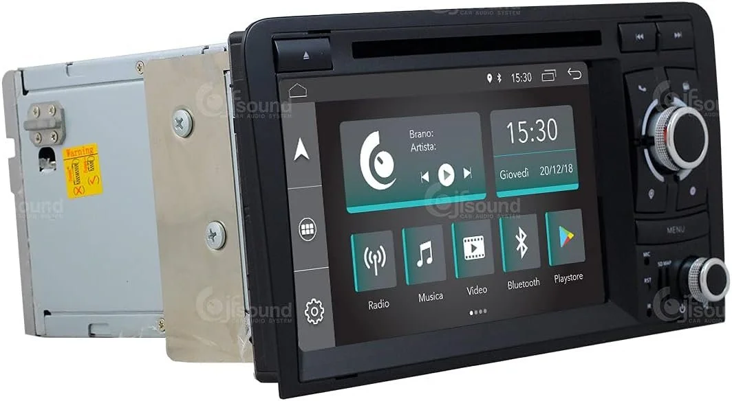 Автомагнітола 7" JfSound JF-0310I для Audi A3 (2003-2012) 2/16GB Android 9.0 DVD Black, фото №3