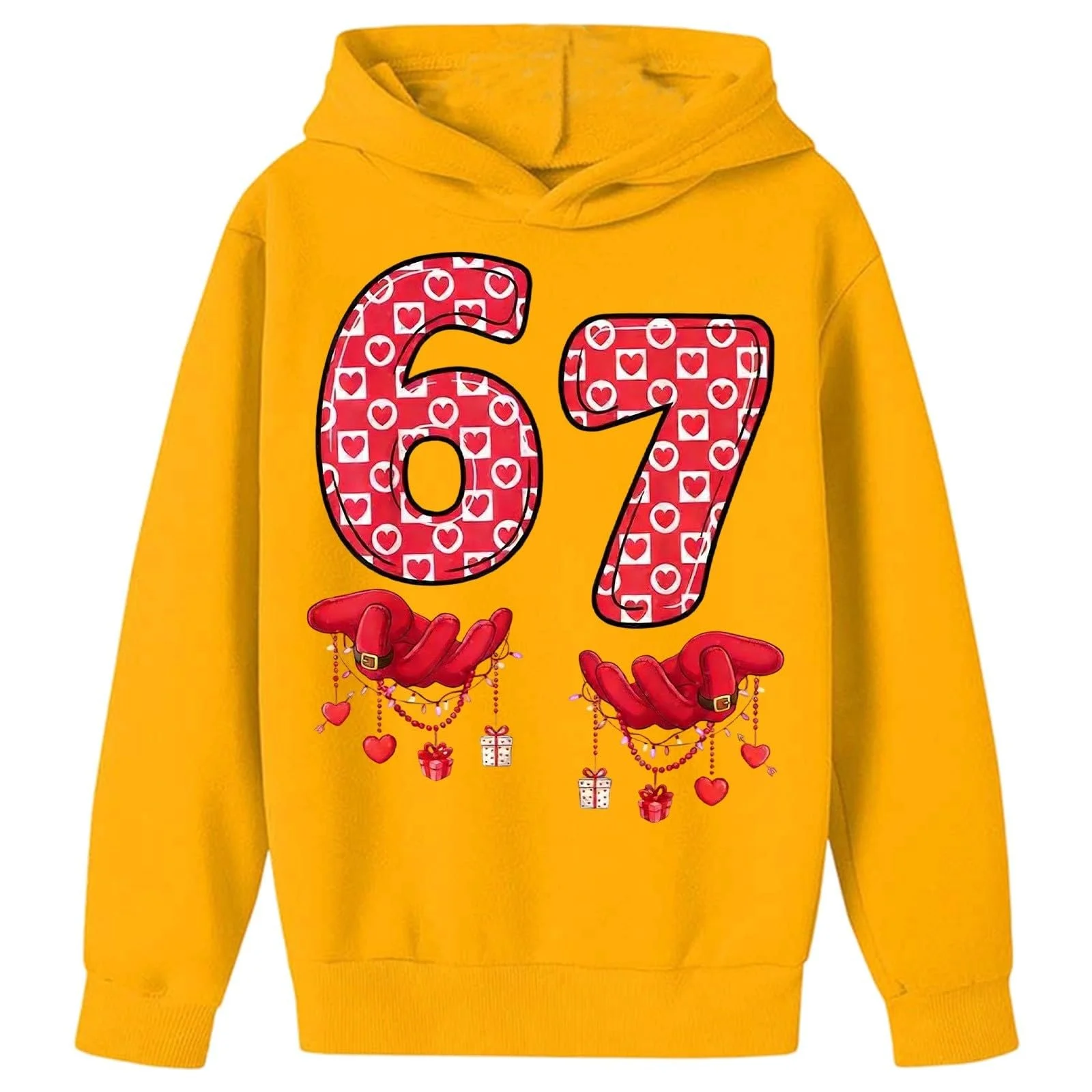 Худі з принтом 67, фото №2