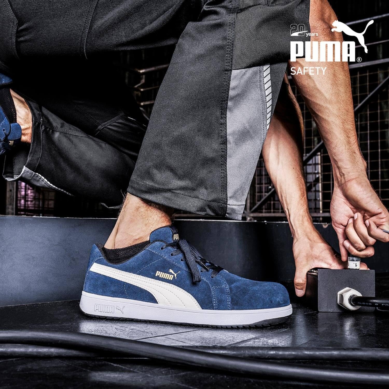 Кросівки PUMA Safety Iconic Low S1PL ESD FO HRO SR Унісекс Кросівки Протиковзке Без металу Фібергласова вставка, фото №8