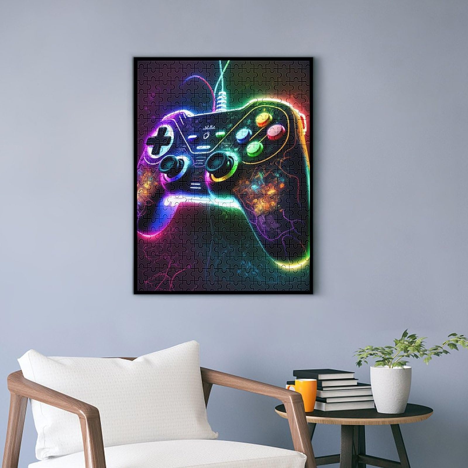Пазл Gaming Neon Gamepad 300 деталей 42 x 30 см Дерев'яний, фото №6