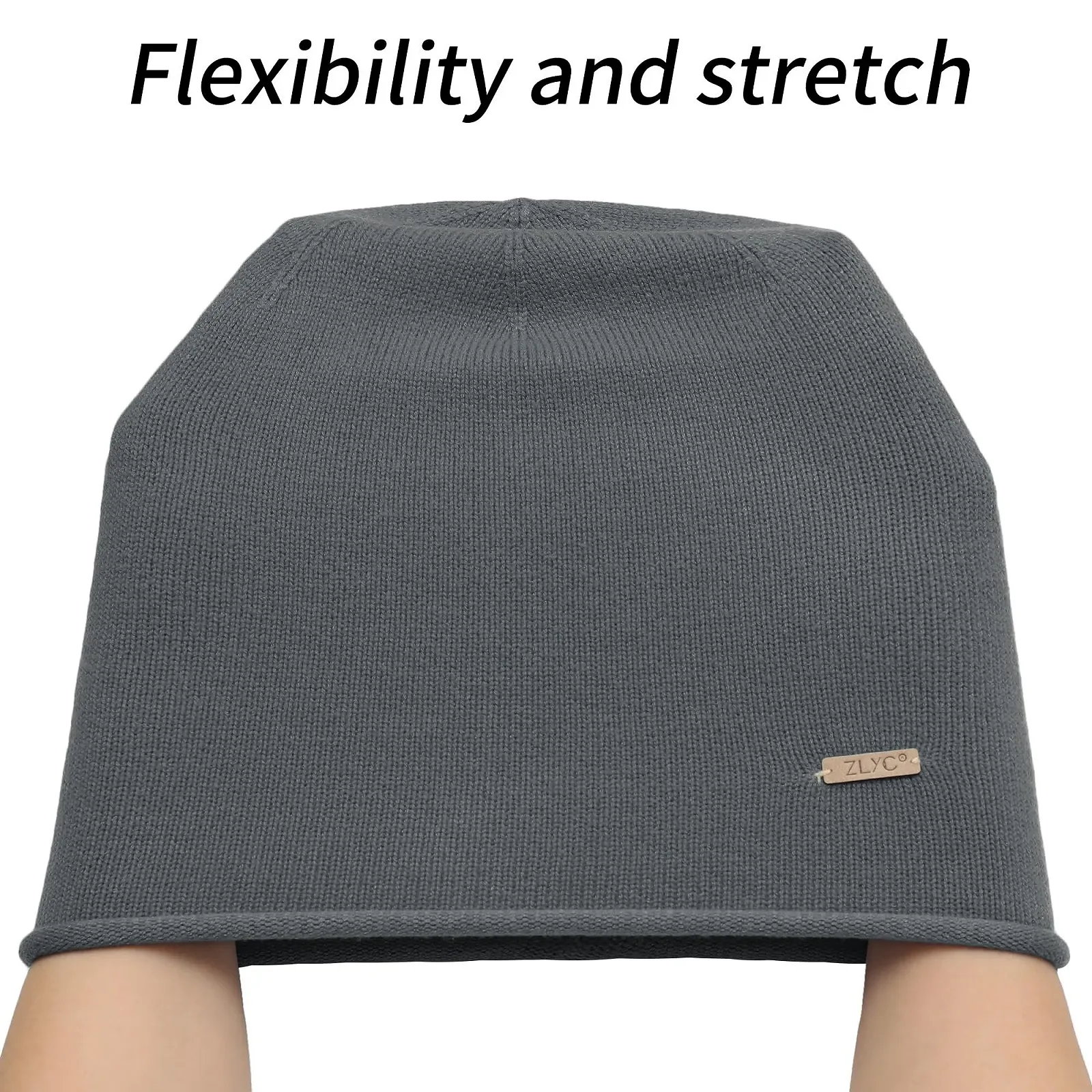 Шапка ZLYC Вязаная зимняя из шерсти и кашемира, фото №6 Шапка ZLYC Вязаная зимняя из шерсти и кашемира, фото №6