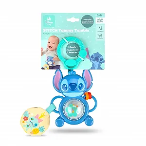 Іграшка Bright Starts Disney Baby Stitch Tummy Tumble розвиваюча, унісекс synthetic.ua - Фото 1
