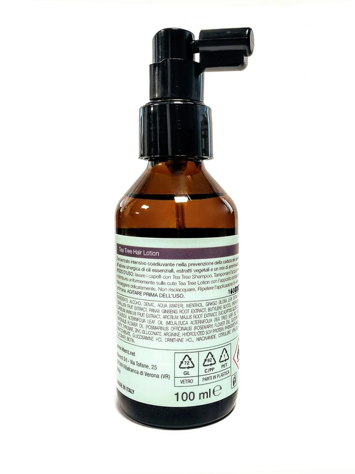 Лосьйон для волосся Khenz Tea Tree 100 мл, фото №2 Лосьйон для волосся Khenz Tea Tree 100 мл, фото №2