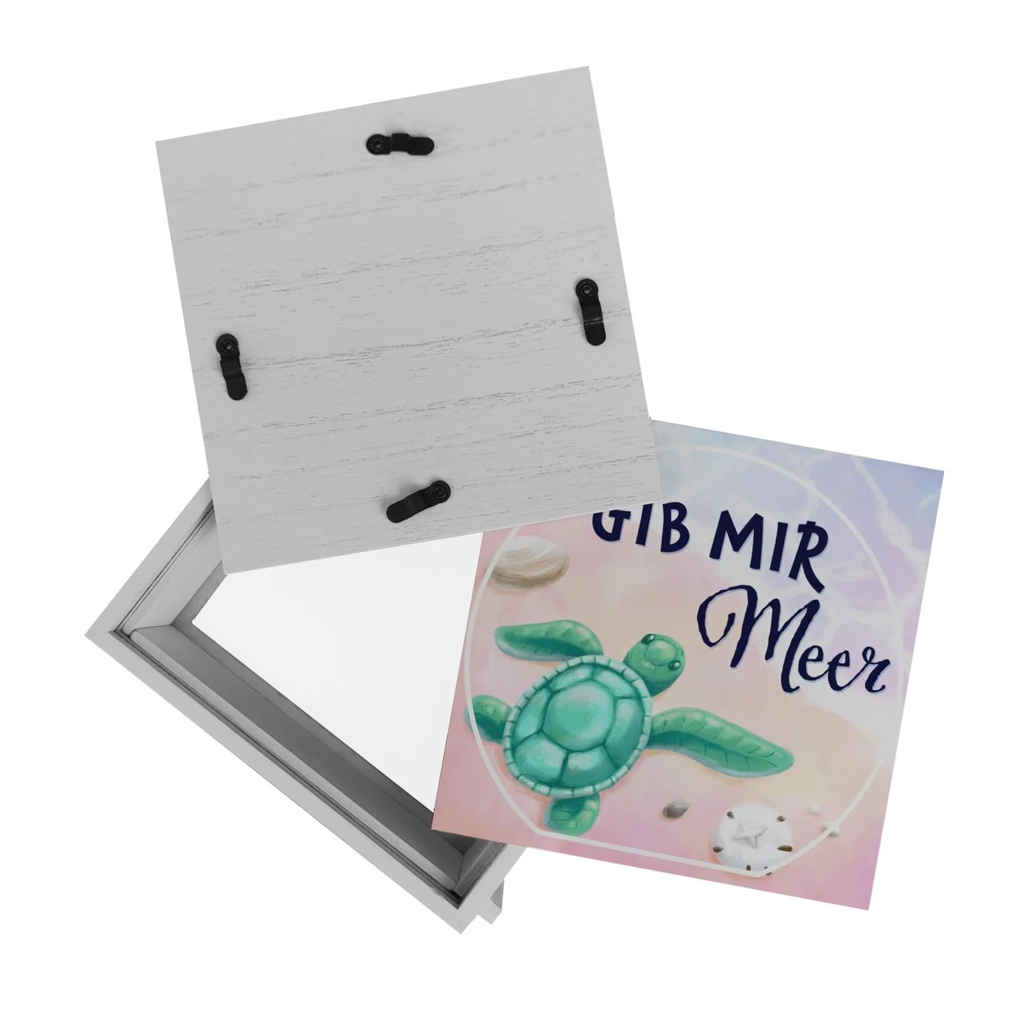 Скарбничка Gib Mir Sea Рамка Дерев'яна Море та черепаха, фото №8