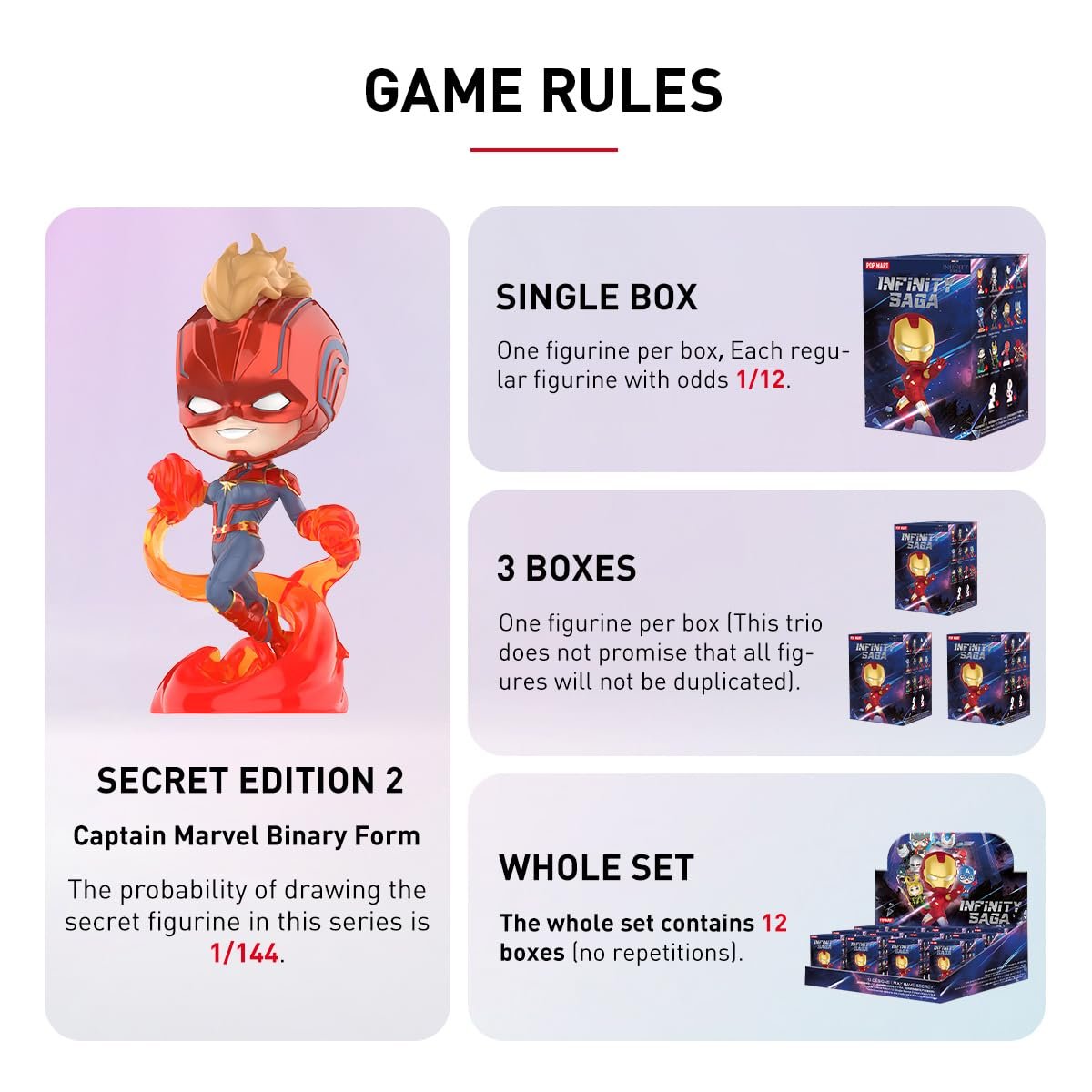 Фигурка POP MART Marvel Infinity Saga (случайная), фото №8