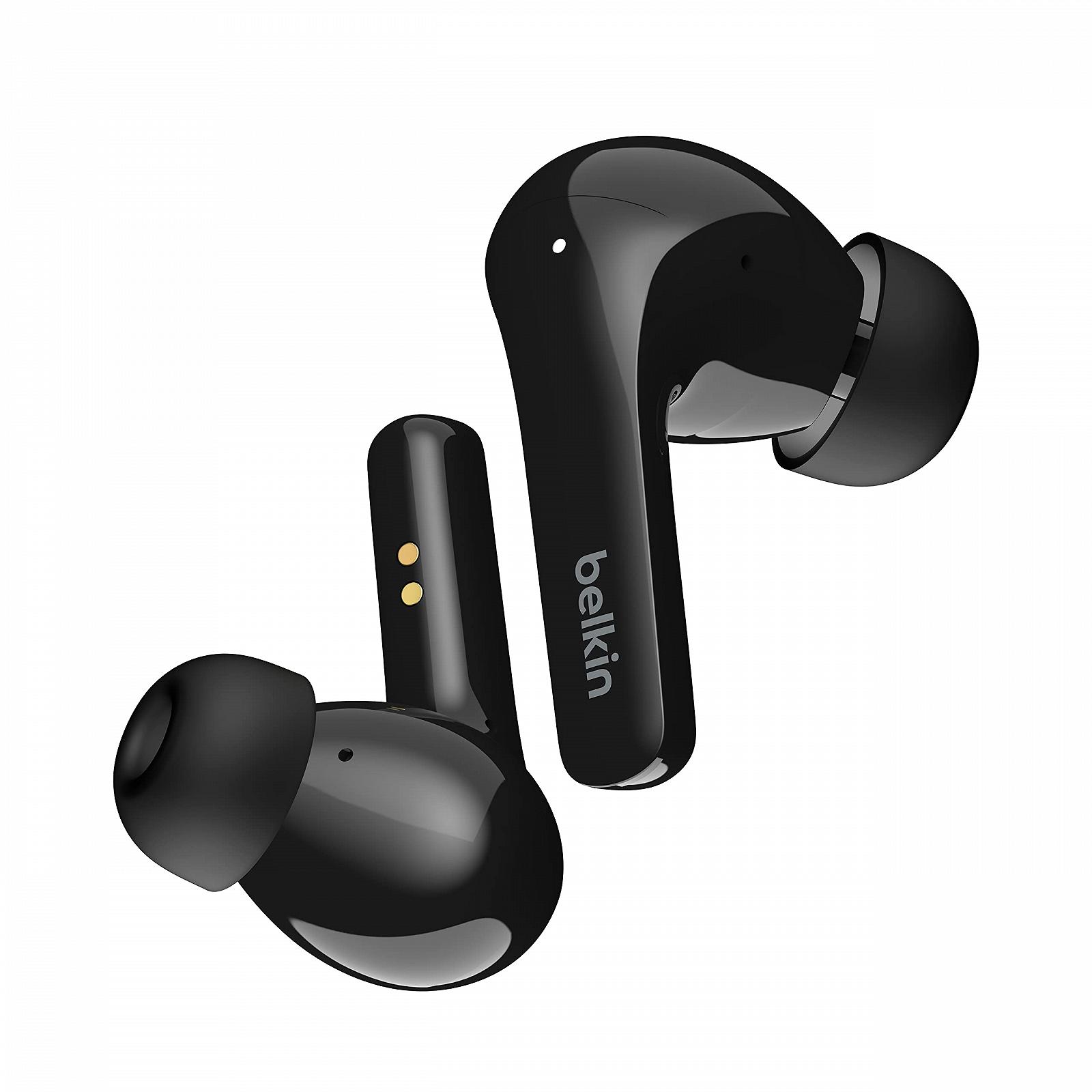 Навушники Belkin SOUNDFORM Flow True Wireless Wireless Bluetooth Noise Cancelling Sweatproof Splash Proof IPX5 31 годин Black, фото №1