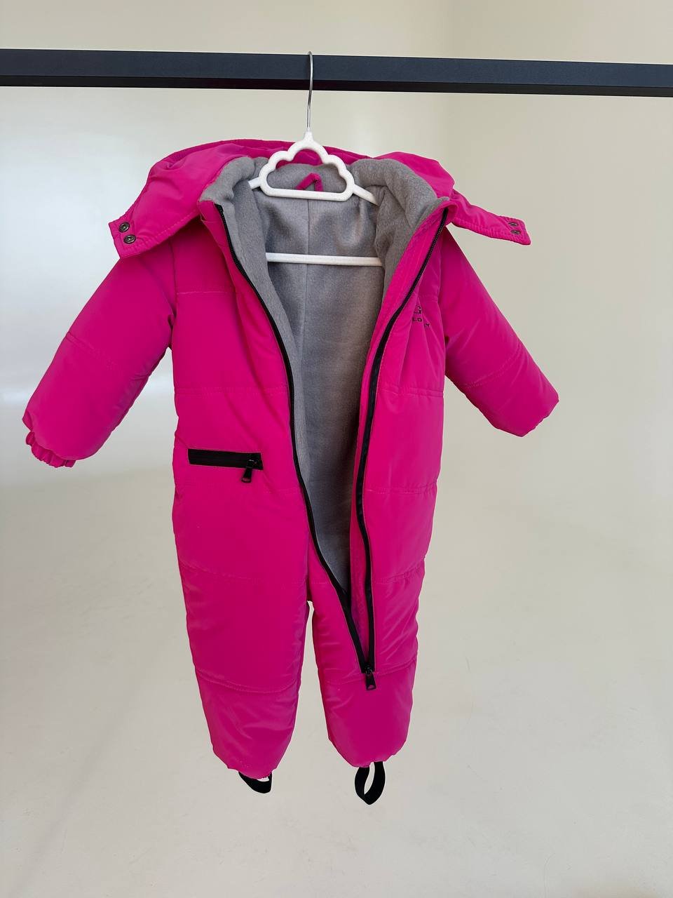 Демісезонний дитячий комбінезон 74-110 р весна/осінь Голд малина, фото №2 Демісезонний дитячий комбінезон 74-110 р весна/осінь Голд малина, фото №2