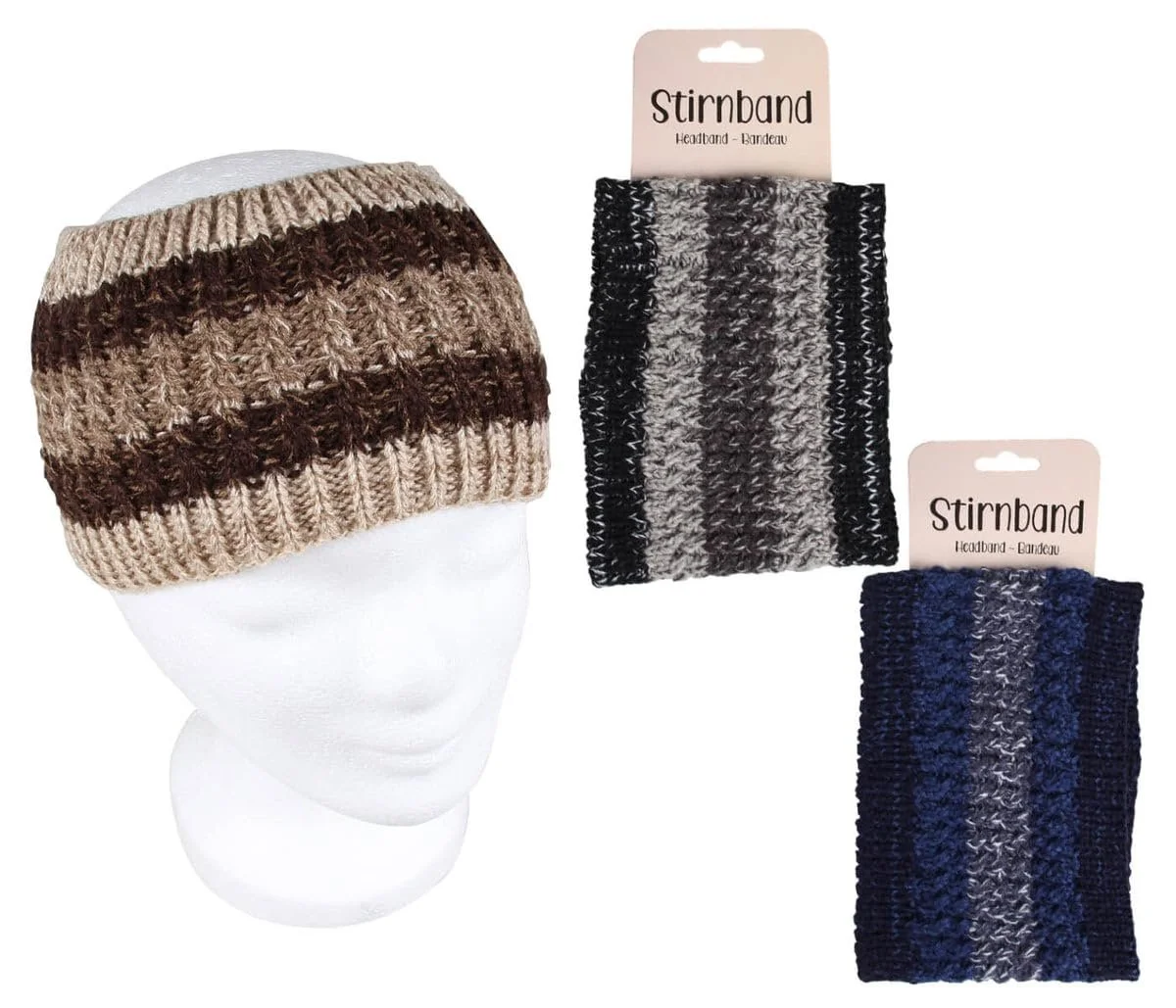 В'язана Пов'язка на Голову Тепла для жінок для холодної погоди, фото №3 В'язана Пов'язка на Голову Тепла для жінок для холодної погоди, фото №3