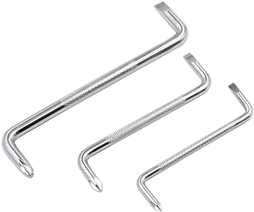 Набір викруток ANCLLO 3 шт Hex Key Z Type Double Head Phillips Slotted, фото №1
