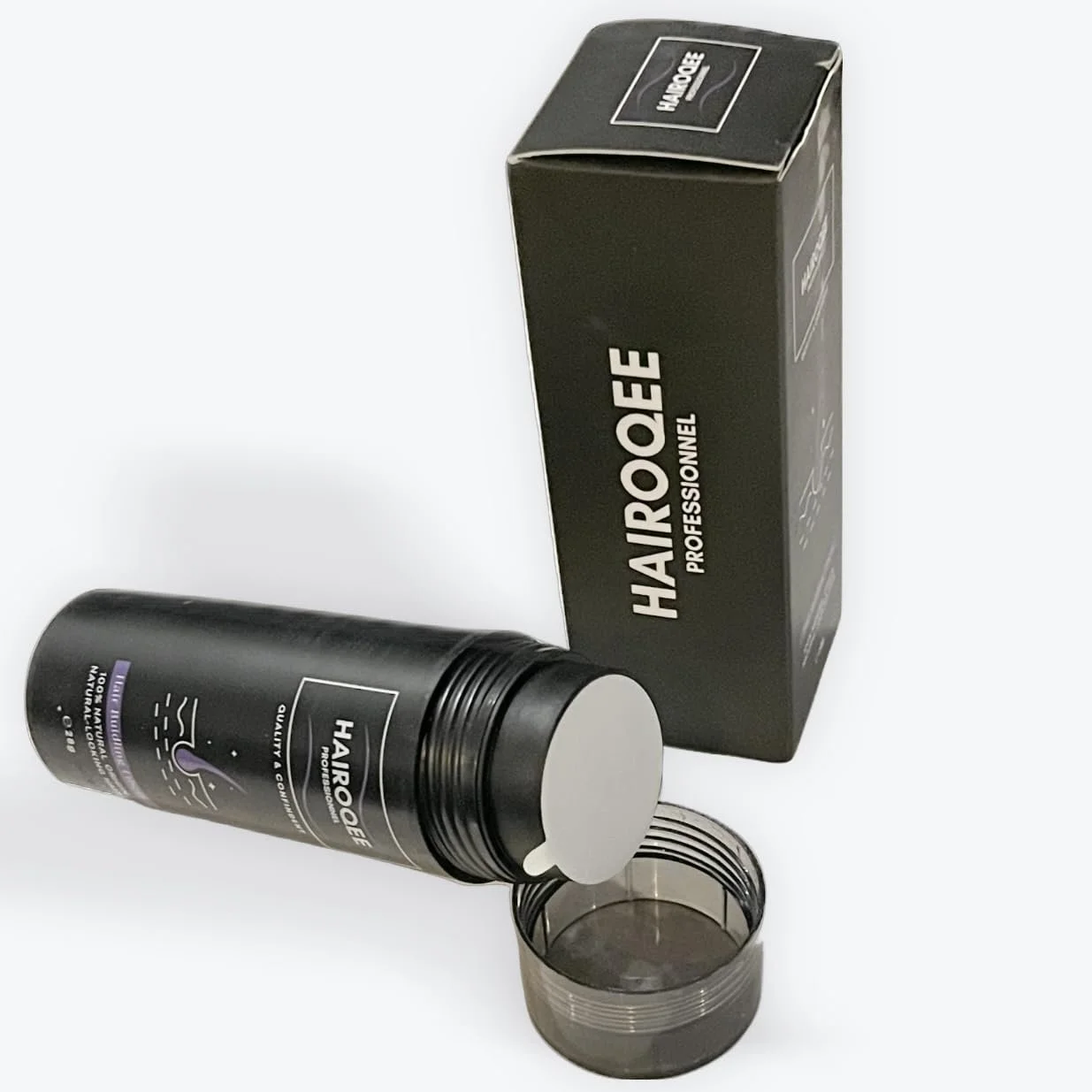 Волокна для волосся Natürliche, 28 г, веганська пудра для загущення волосся (Темно-коричневий), фото №4