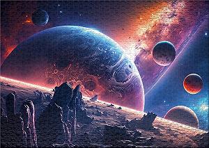 Пазл Ulmer Puzzleschmiede Planetary System 1000 элементов - Фото 1