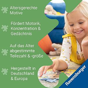 Дитячий рамковий пазл Ravensburger 12004042 Animal Birthday Party 15 елементів від 3 років synthetic.ua - Фото 1