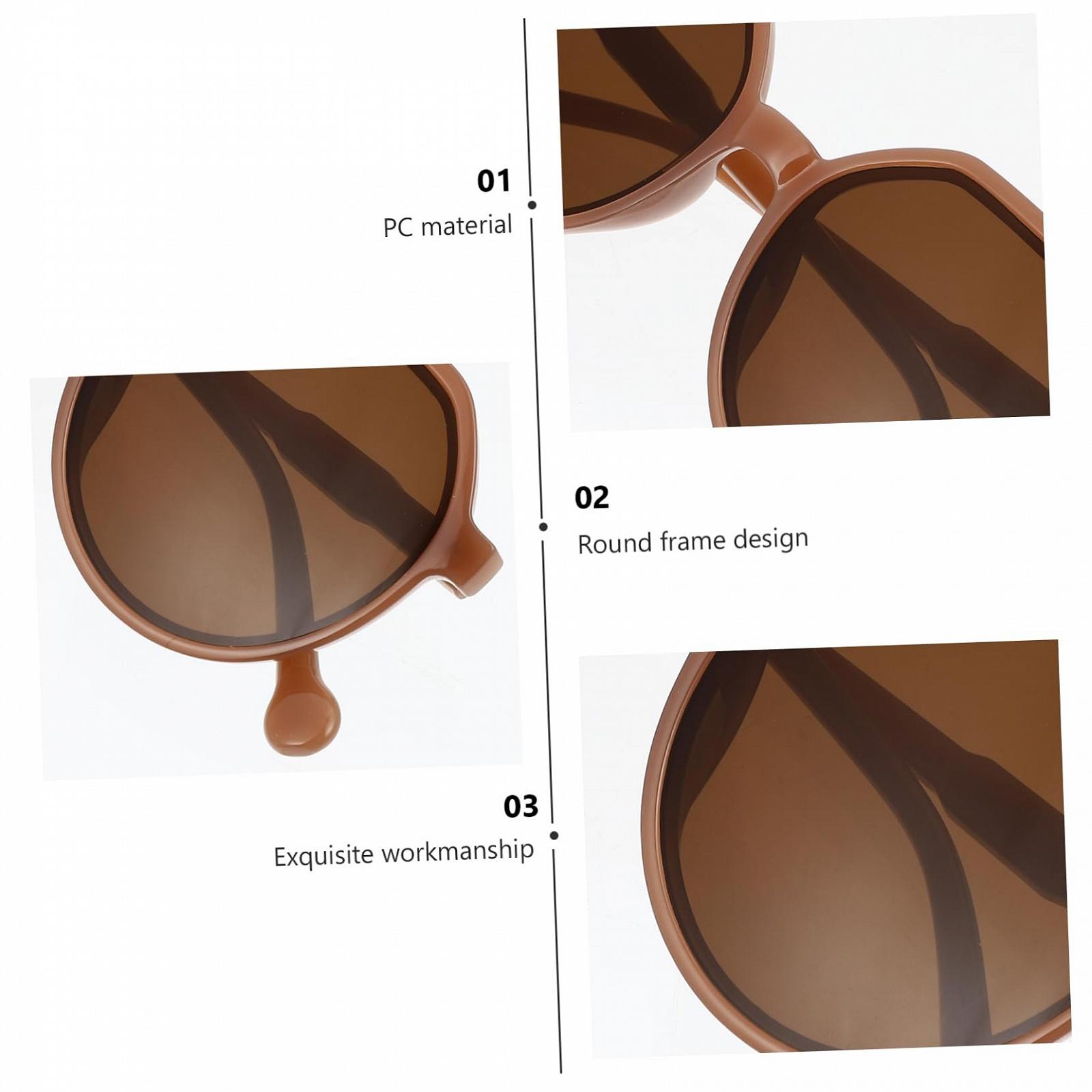 Круглі Сонцезахисні Окуляри PACKOVE (2 пари) для Чоловіків, Модні, фото №3