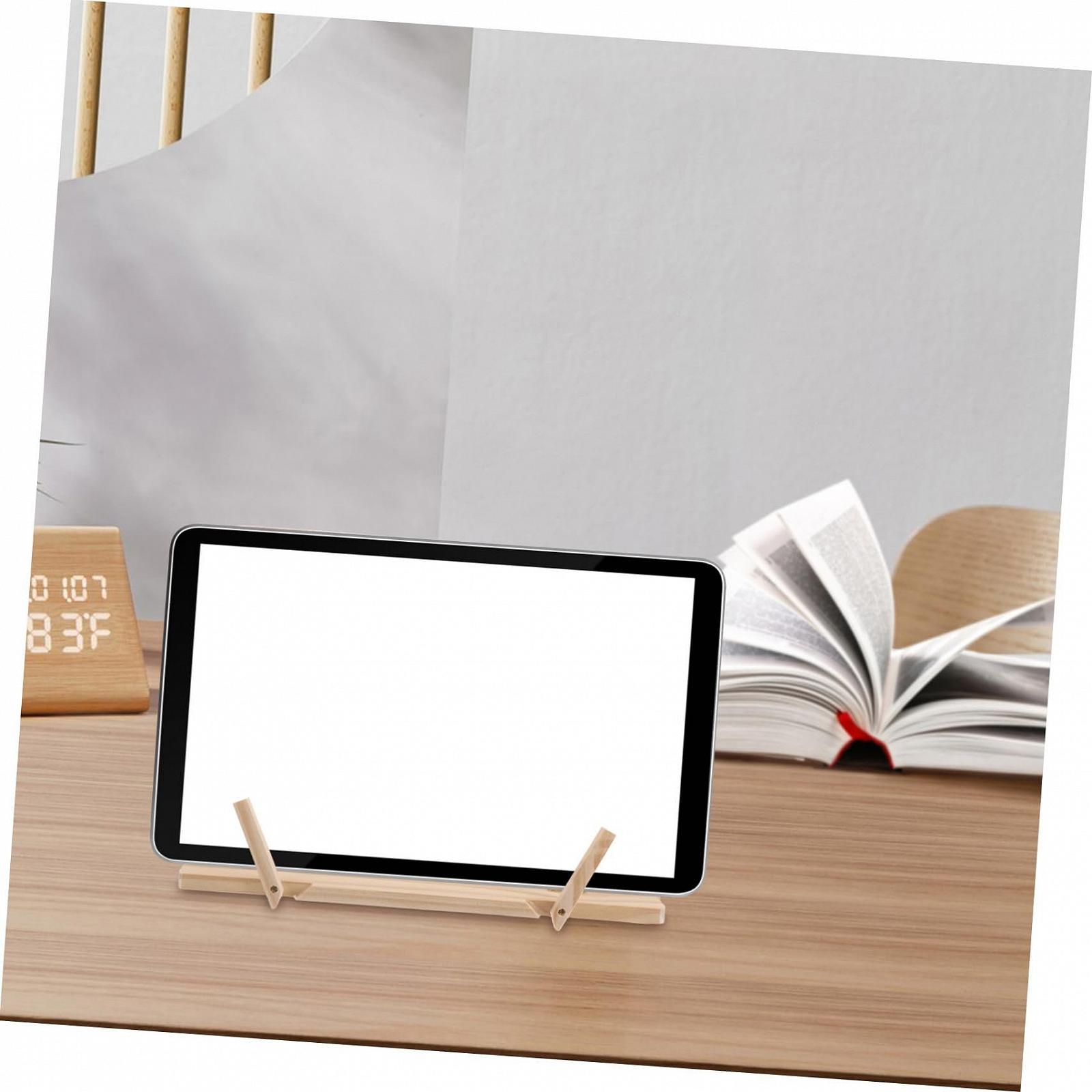 Регульована дерев'яна підставка для ноутбука з ефективним відведенням тепла, фото №7