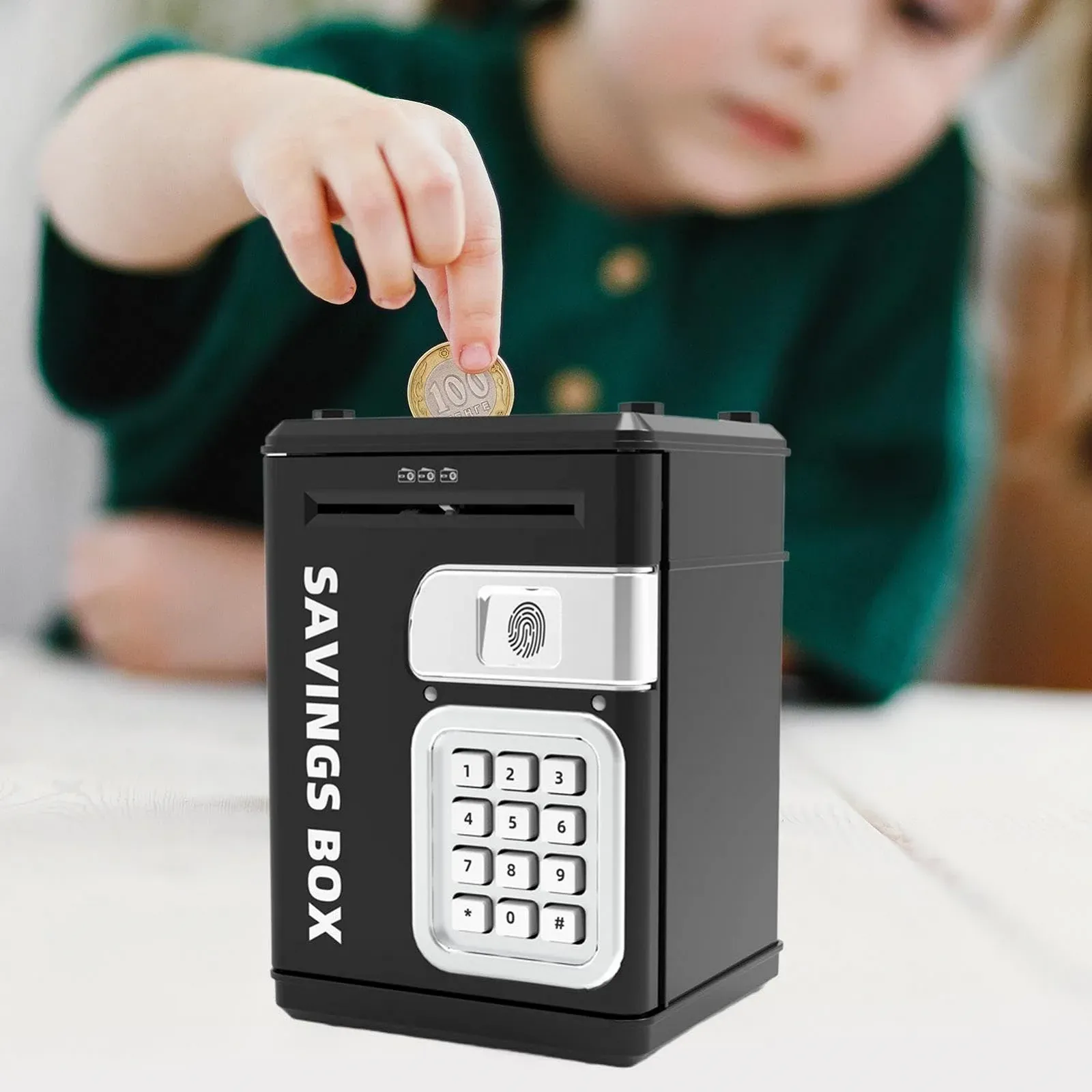 Сейф-скарбничка Bank Safe електронна з кодом для дітей, фото №6