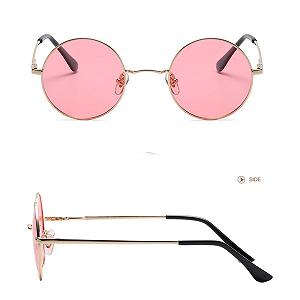 Сонцезахисні окуляри Круглі Поляризовані Ретро Класичні WDZAYXC з металевою оправою для чоловіків та жінок synthetic.ua - Фото 1