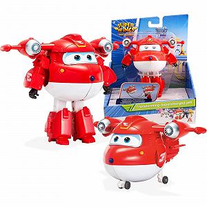 Трансформер Auldey Super Wings JETT Supercharge 12 см, многоцветный - Фото 1