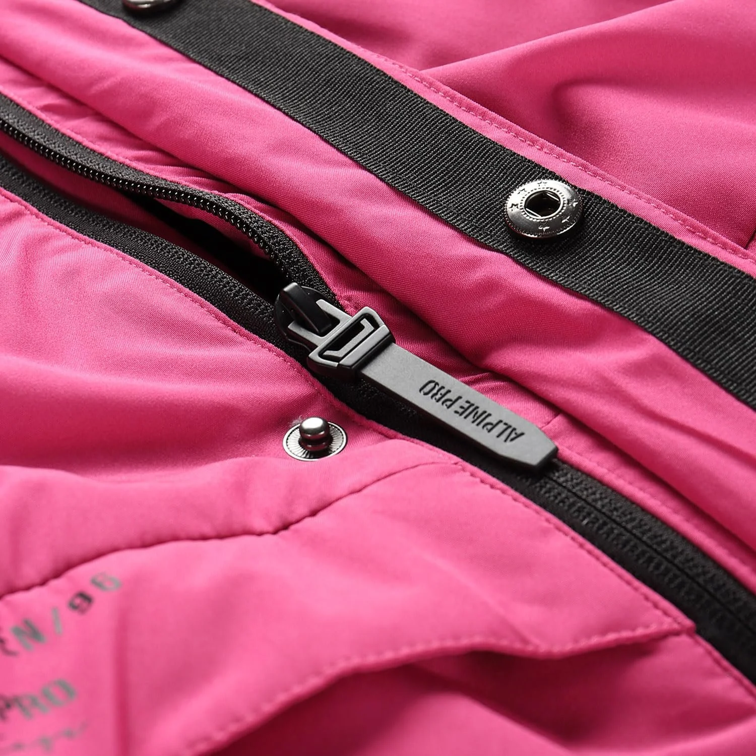 Зимняя куртка Alpine Pro для детей Водонепроницаемая Ветронепроницаемая Дышащая Меховой воротник Светоотражающий капюшон, фото №8