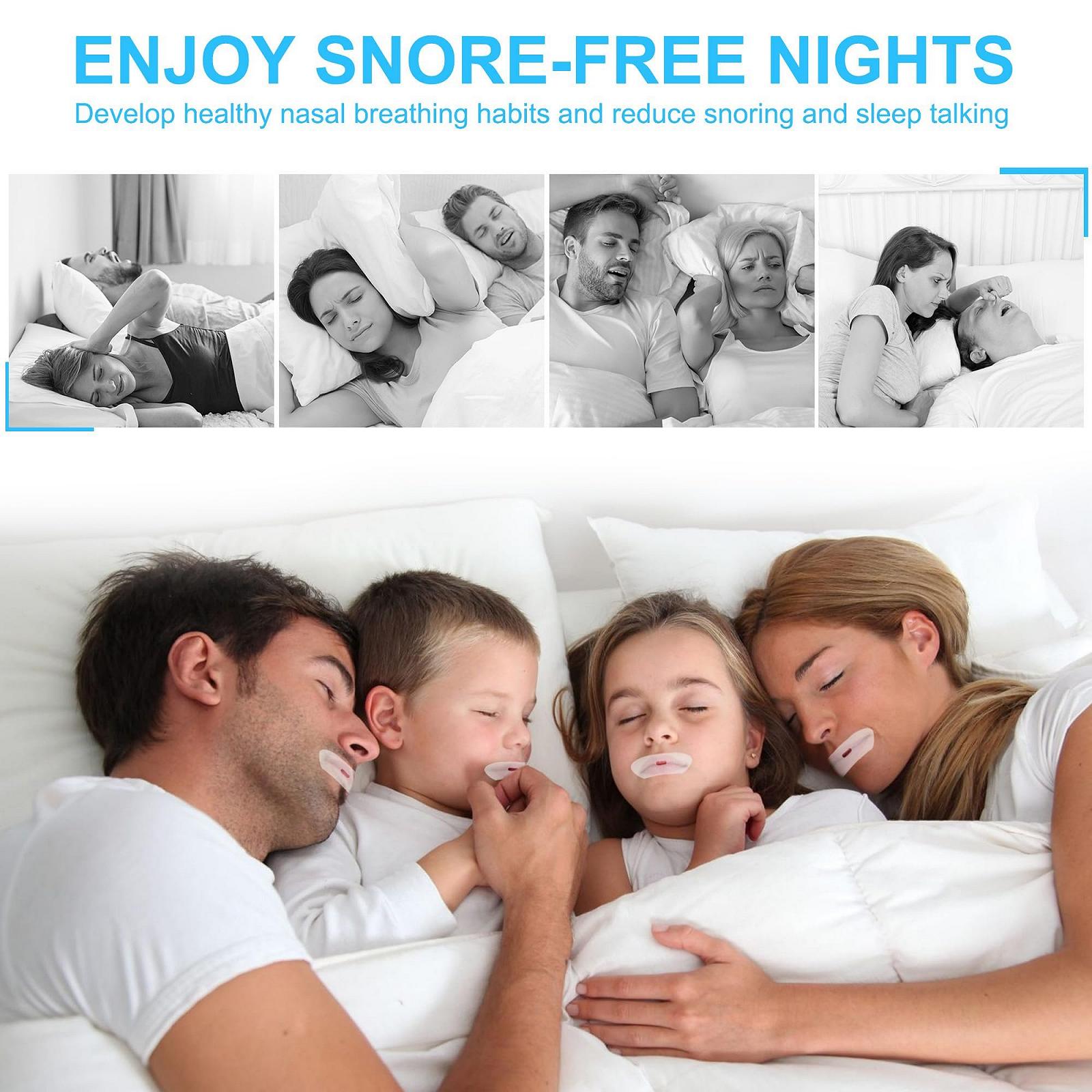 Смужки для рота для сну 120 шт. Зупинка хропіння Нічний пластир Поліпшення дихання, фото №5 Смужки для рота для сну 120 шт. Зупинка хропіння Нічний пластир Поліпшення дихання, фото №5