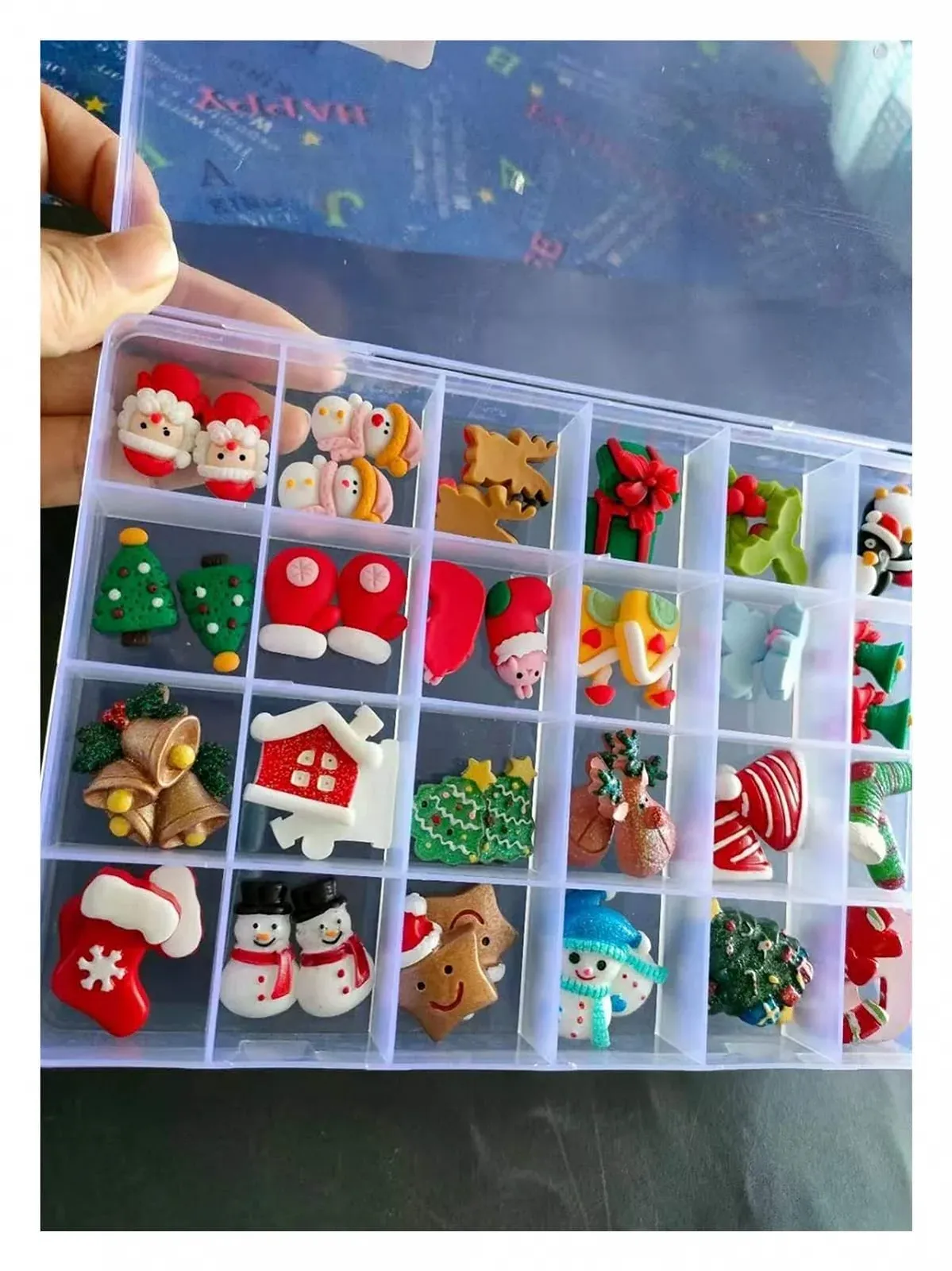 Набор для украшения ногтей стразами yaoqijie, 240 шт, кристаллы для ногтей, подвески для ногтей с бриллиантами, стекло, стразы, аксессуары (24 стиля, многоцветный) цвет: арбузно-красный, фото №1