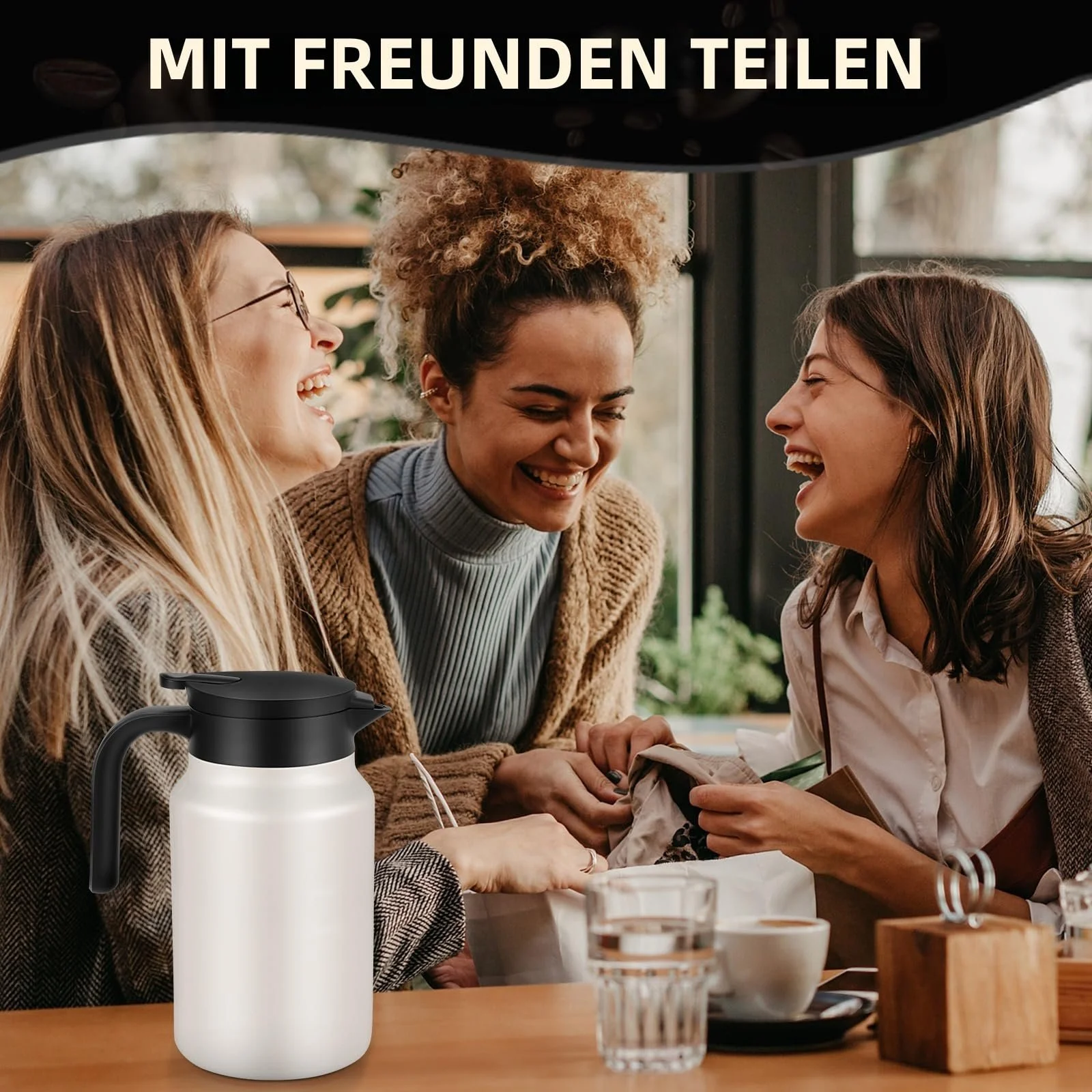 Термос-кавник для кави з нержавіючої сталі для гарячих/холодних напоїв, пилонепроникний, фото №7 Термос-кавник для кави з нержавіючої сталі для гарячих/холодних напоїв, пилонепроникний, фото №7