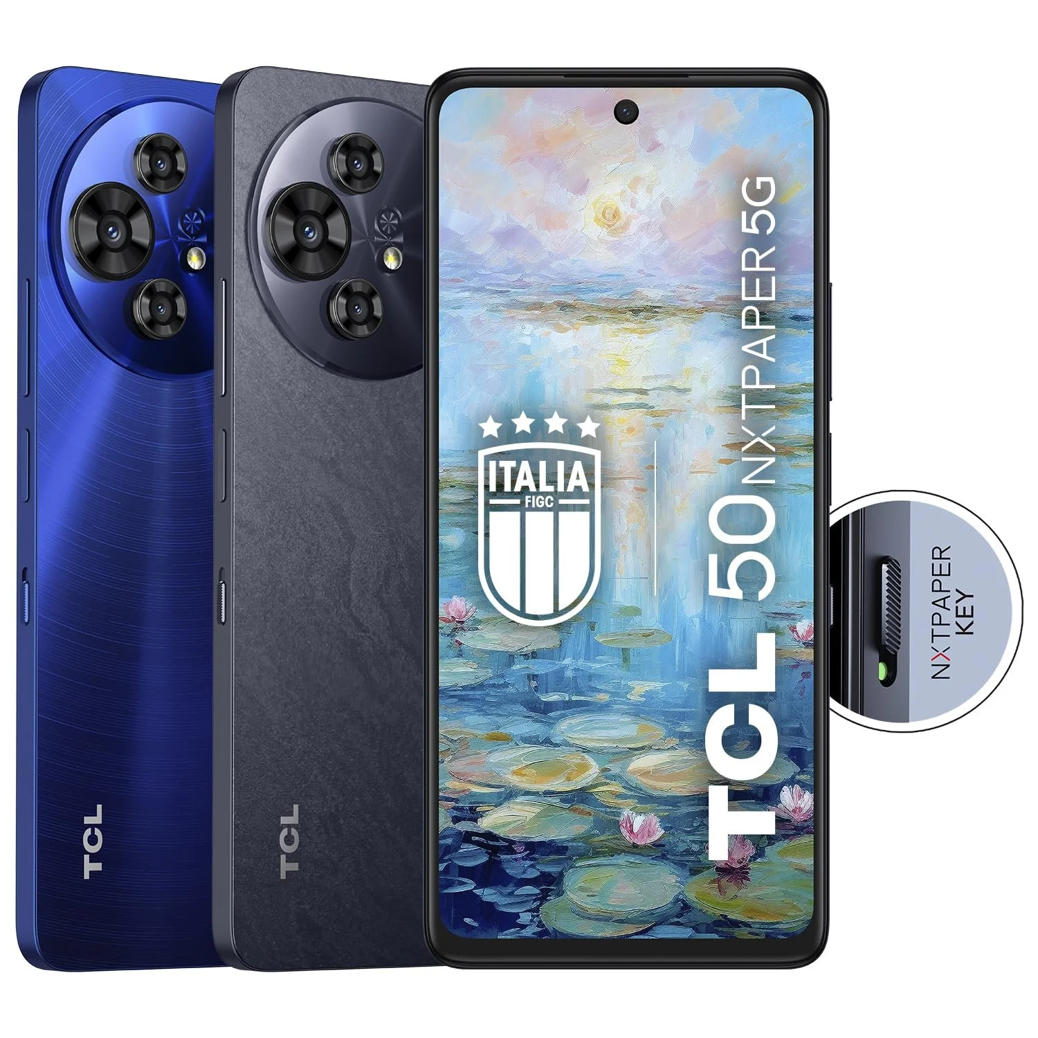 Смартфон TCL 50 NXTPAPER 5G 6.8 120 Гц 256 ГБ 16 ГБ RAM (8 ГБ + 8 ГБ Virtual RAM) Triple Camera 108 Mpx Android 14 5010 мАч Black + кабель USB Type-C, фото №4