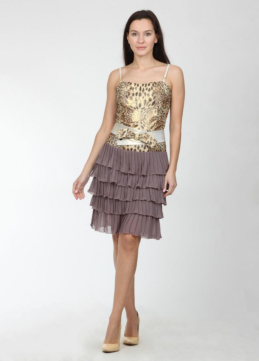 Платье Mon Marlen М 44 Комбинированный (HR-115611-Mix), фото №2