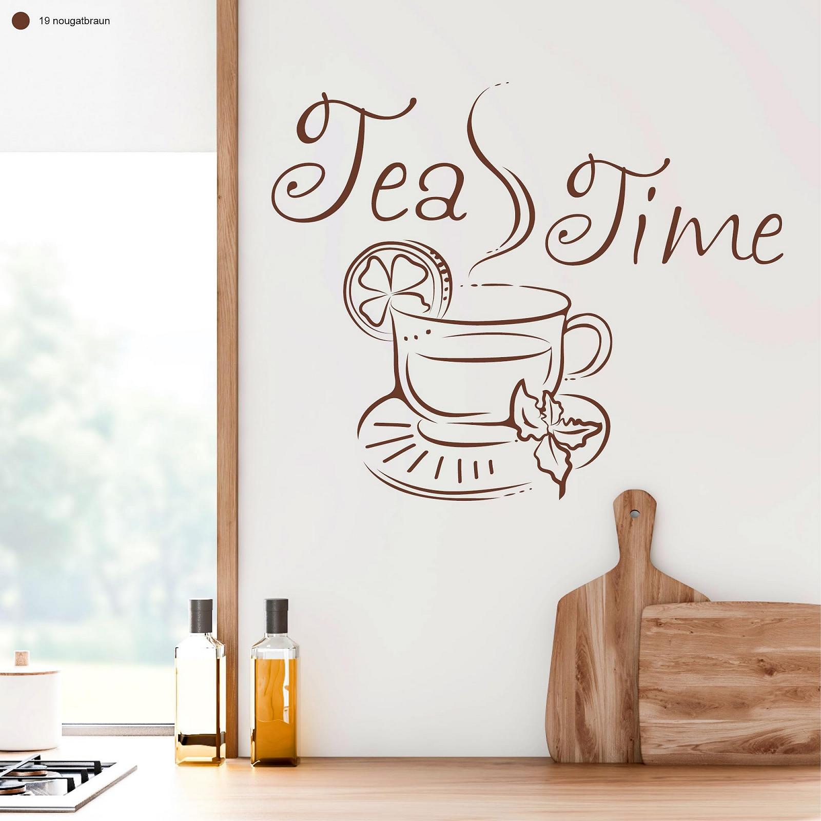 Наклейка на стіну Loft Wall Art Sticker Tea Time 49 кольорів 4 розміри, фото №7 Наклейка на стіну Loft Wall Art Sticker Tea Time 49 кольорів 4 розміри, фото №7