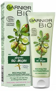 Зволожувальний крем Garnier Organic Argan з олією аргани та алое вера 2 x 50 мл synthetic.ua - Фото 1
